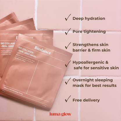 Luma Glow™ Bio-Collagen Mask (4 pack)